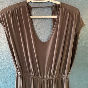 Black 70s Inspired drapey jumpsuit